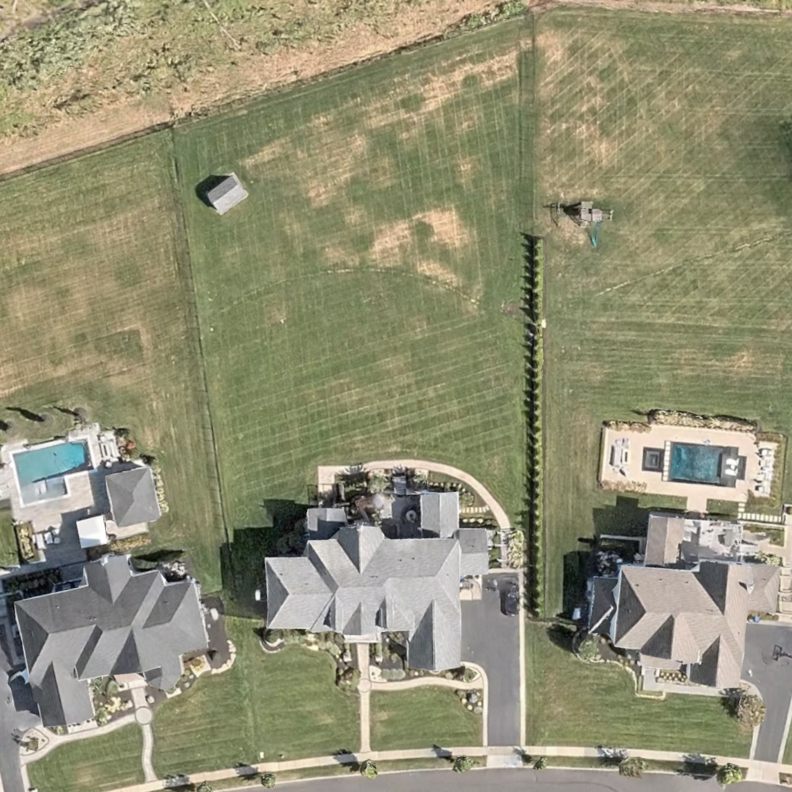 Extra large lawn example